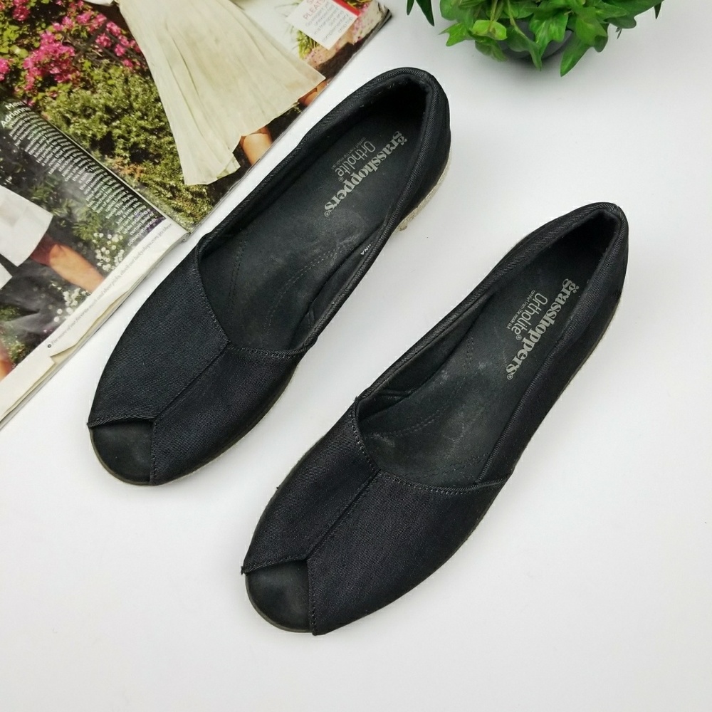 Grasshoppers Garnet Ortholote Peep Toe Wedge - Picture 1 of 6